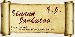Vladan Jankulov vizit kartica